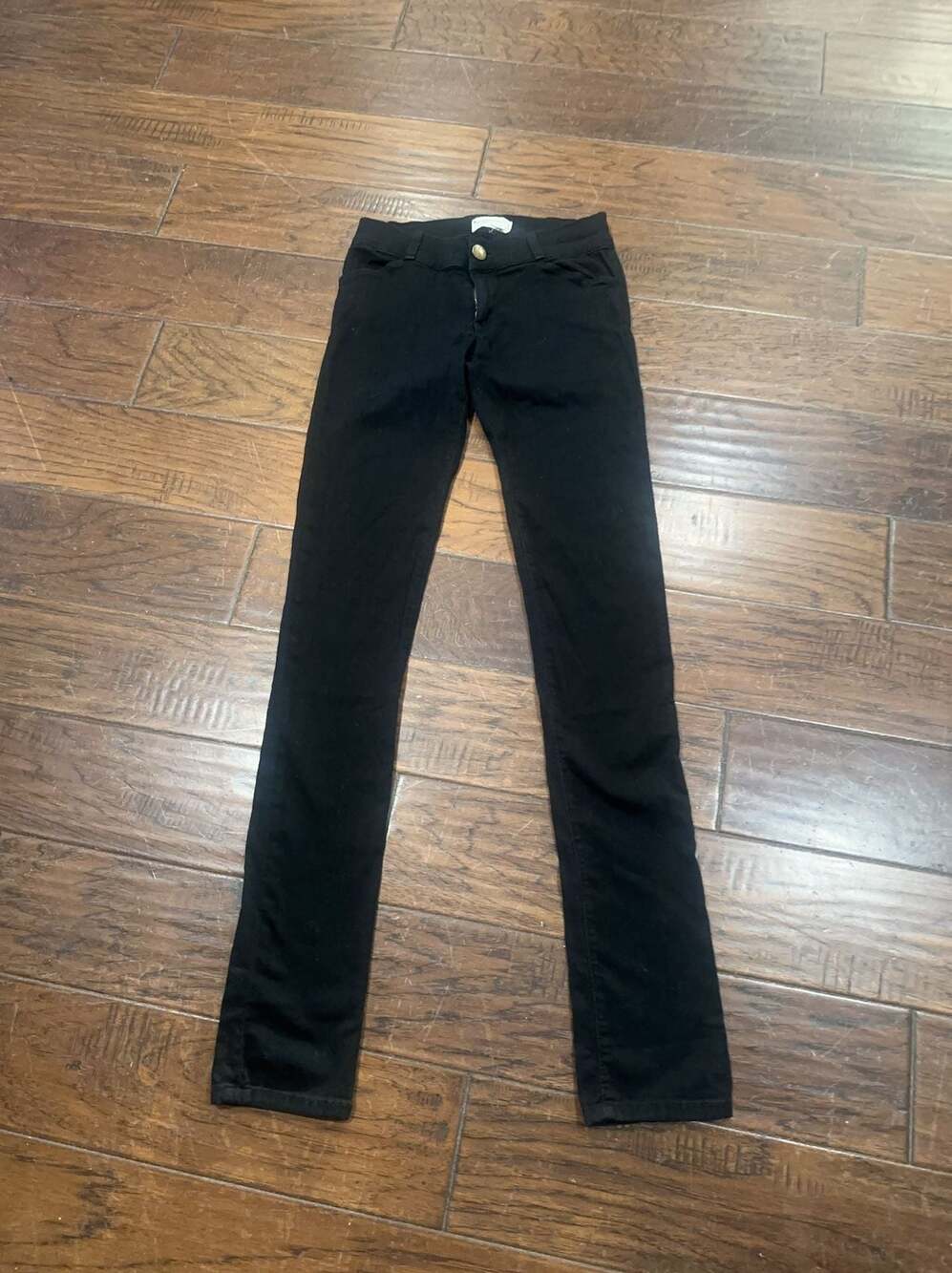Current/Elliott The Stiletto Black Skinny Jeans Size 27